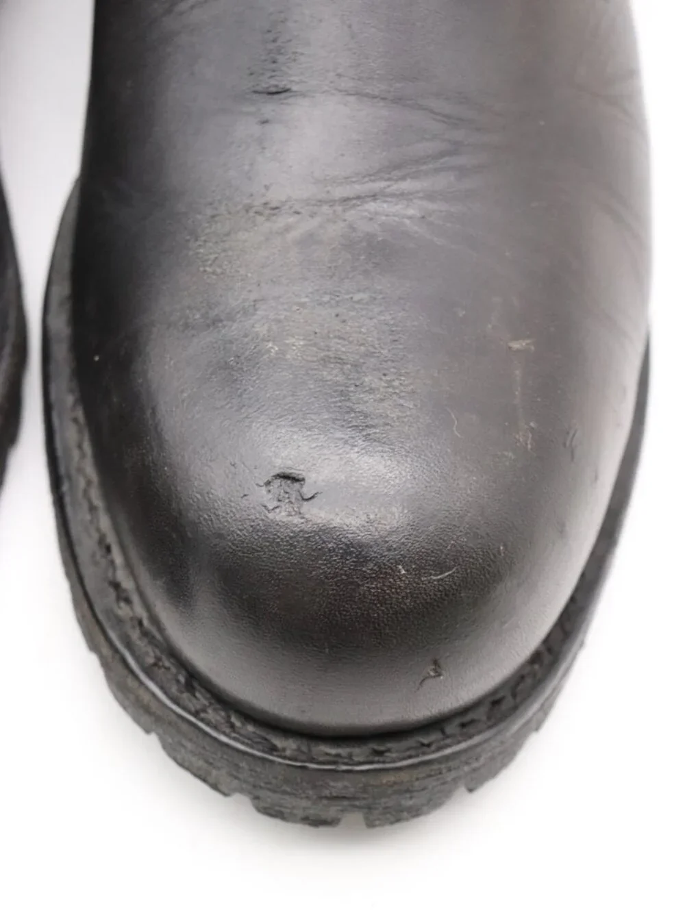 Red Wing Engineer Boots 988 Men's Size 11.5 D Steel Toe Vibram Black Leather